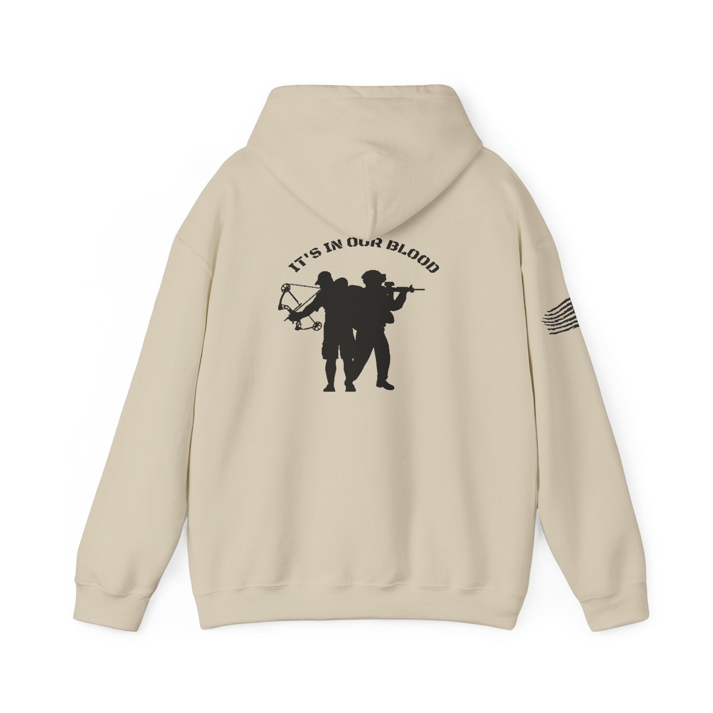 “IT’S IN OUR BLOOD”  Hooded Sweatshirt