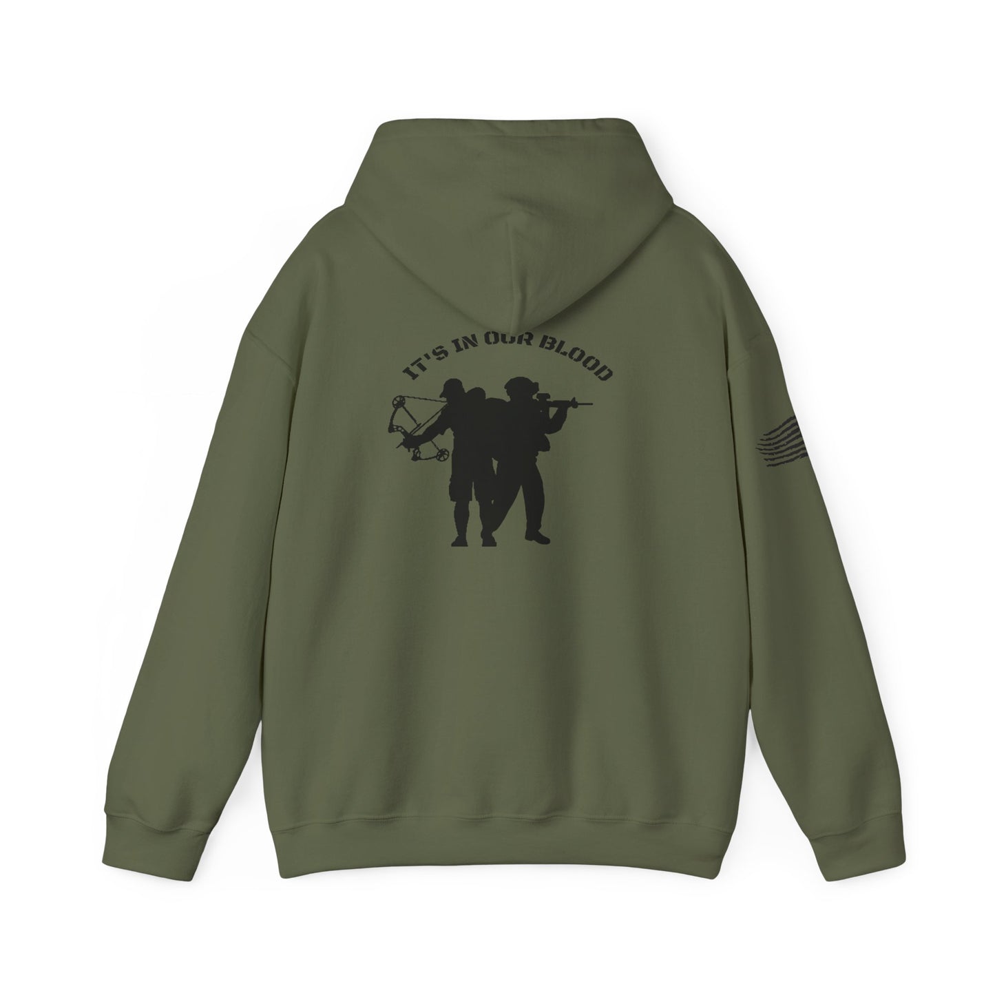 “IT’S IN OUR BLOOD”  Hooded Sweatshirt